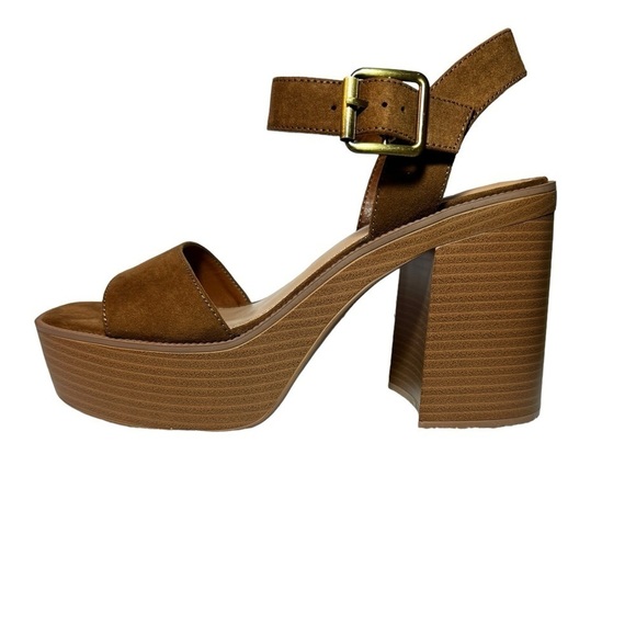 Madden Girl Goldie Platform Sandals Size 9.5 - Picture 4 of 9